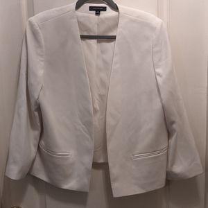 Ann Taylor White 3/4 Sleeve Blazer, SZ 14